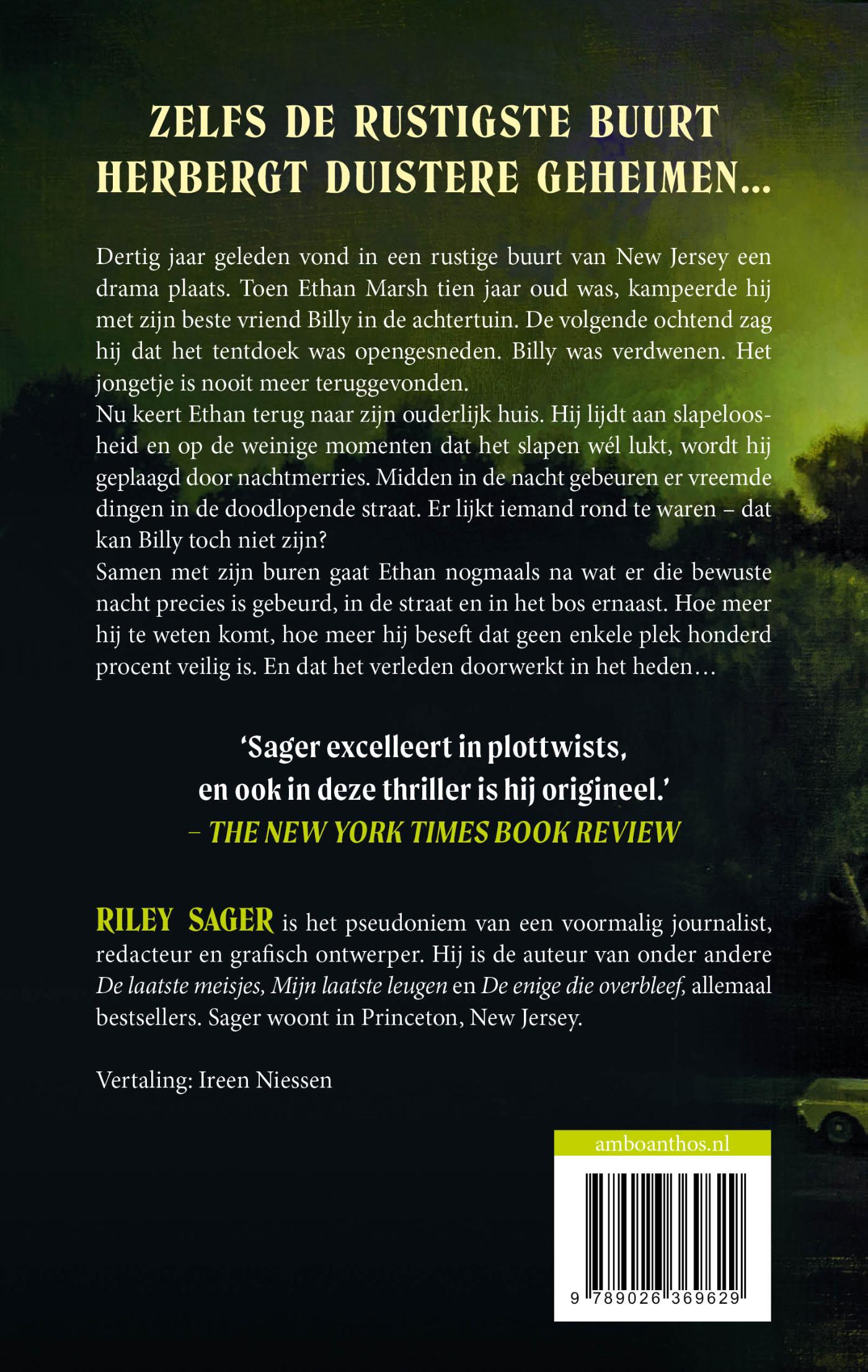 Achterkant van Midden in de nacht
