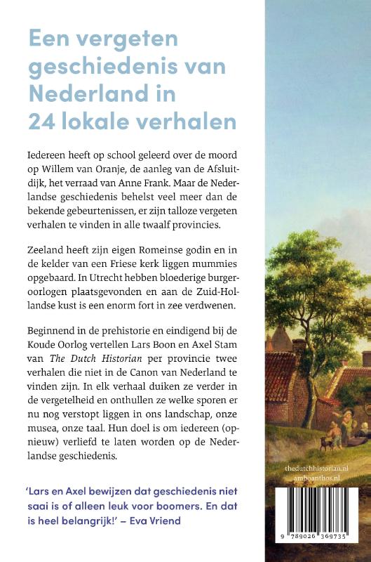 Achterkant van Een klein land vol geschiedenis