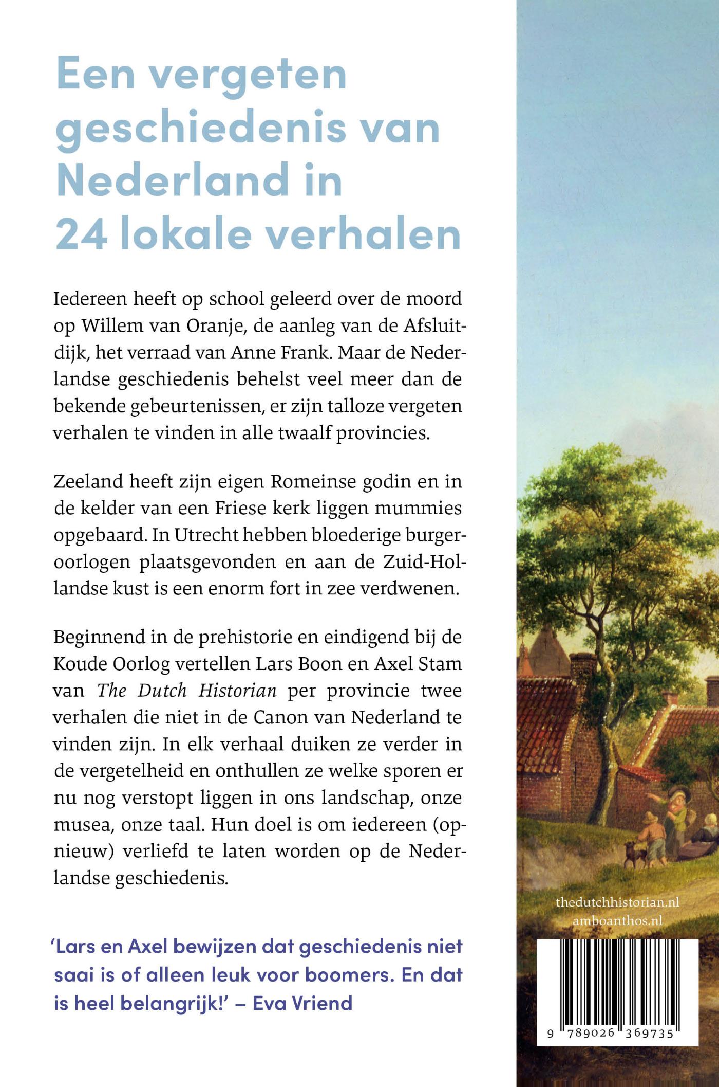 Achterkant van Een klein land vol geschiedenis