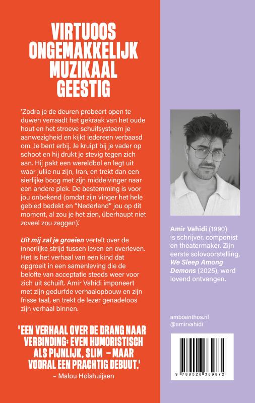 Achterkant van Uit mij zal je groeien