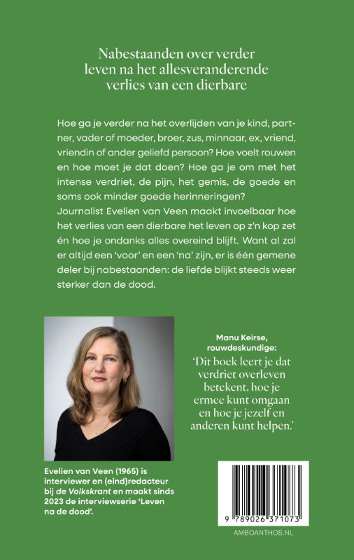 Achterkant van Die ene die er niet meer is