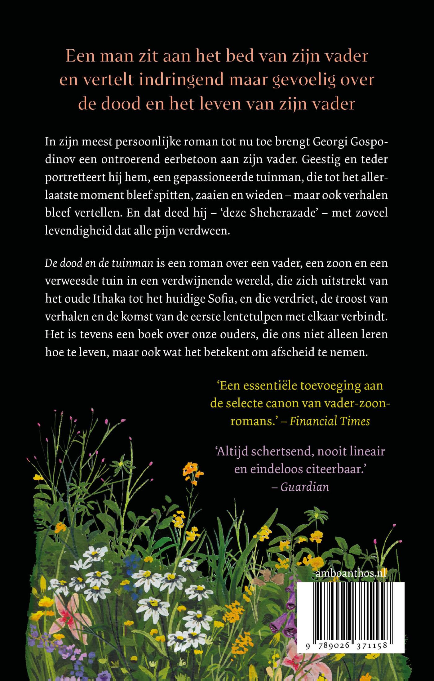 Achterkant van De dood en de tuinman