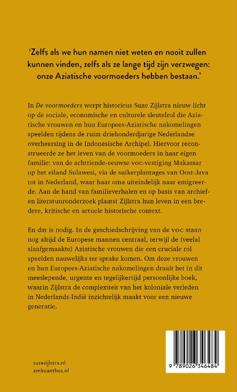Achterkant van De voormoeders