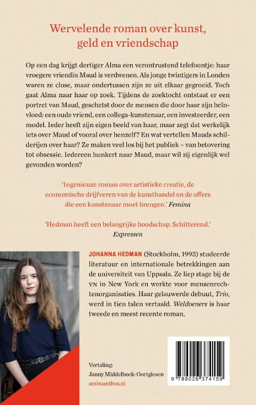 Achterkant van Weldoeners