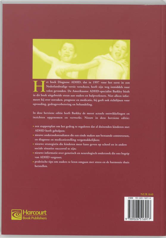 Achterkant van Diagnose ADHD