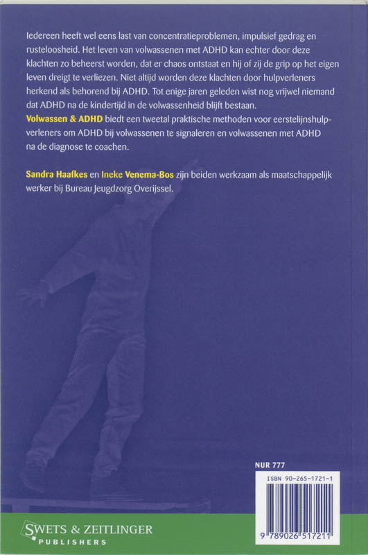 Achterkant van Volwassen & ADHD