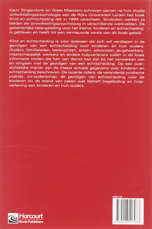 Achterkant van Kind en echtscheiding
