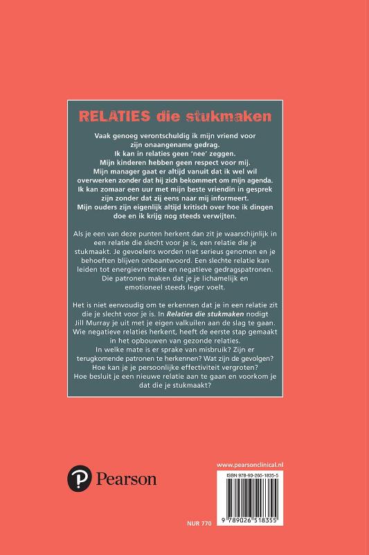 Achterkant van Relaties die stukmaken