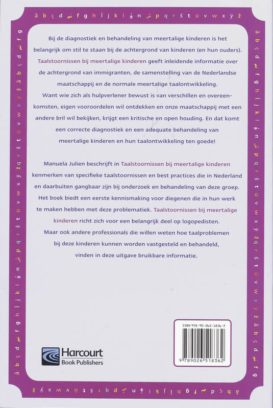 Achterkant van Taalstoornissen bij meertalige kinderen