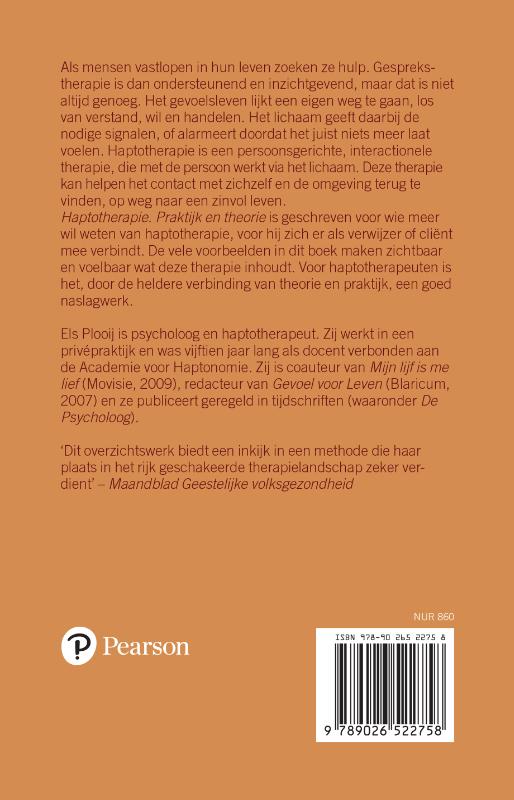 Achterkant van Haptotherapie
