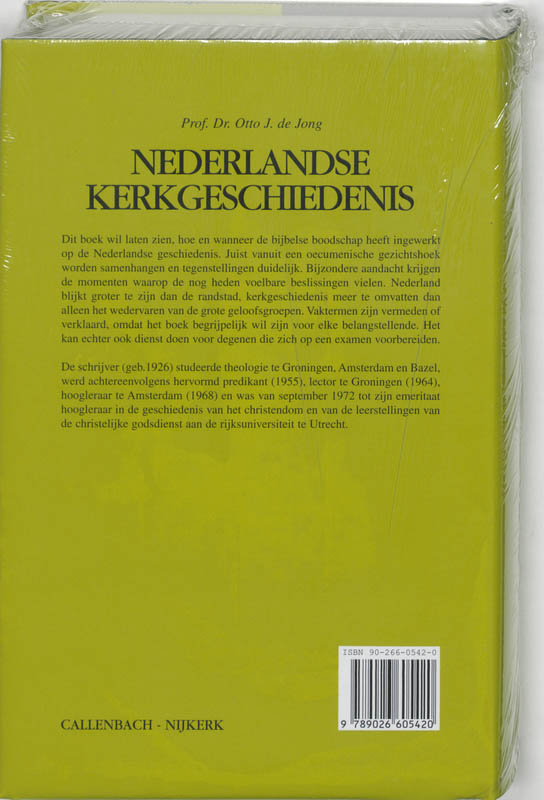 Achterkant van Nederlandse kerkgeschiedenis