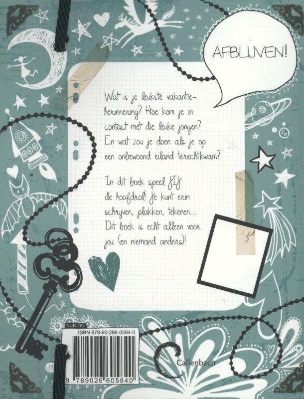 Achterkant van Mijn boek over mij