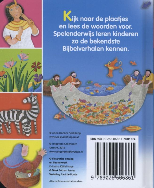Achterkant van Mijn eerste 101 woordjes uit de Bijbel