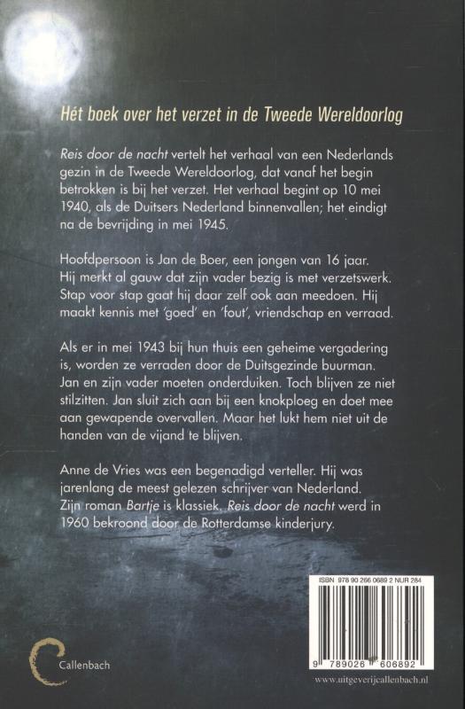 Achterkant van Reis door de nacht