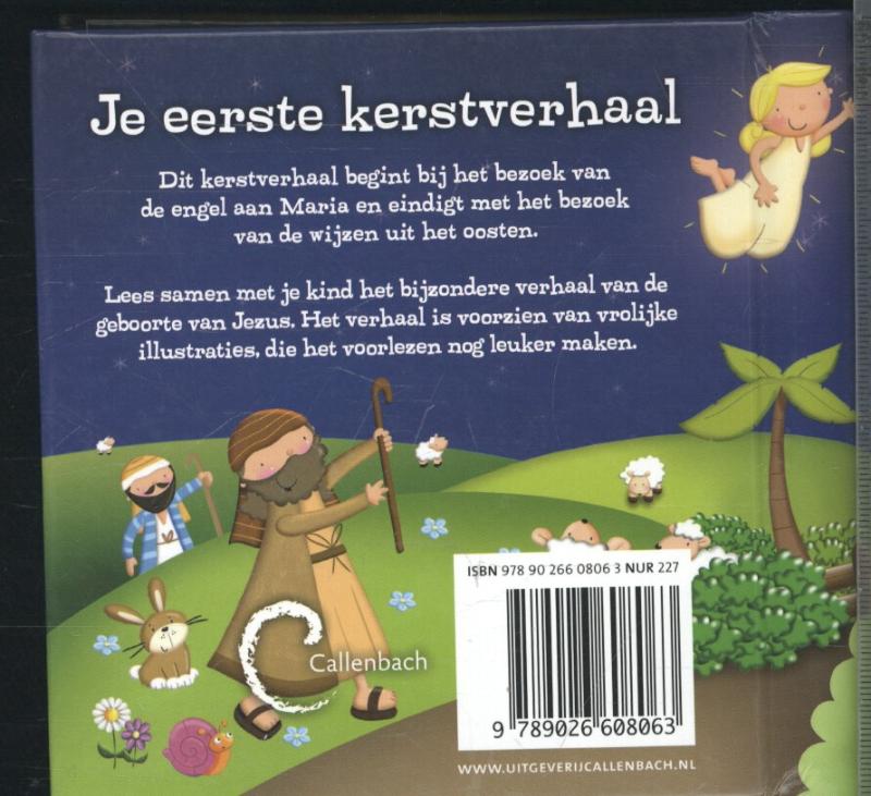 Achterkant van Je eerste kerstverhaal
