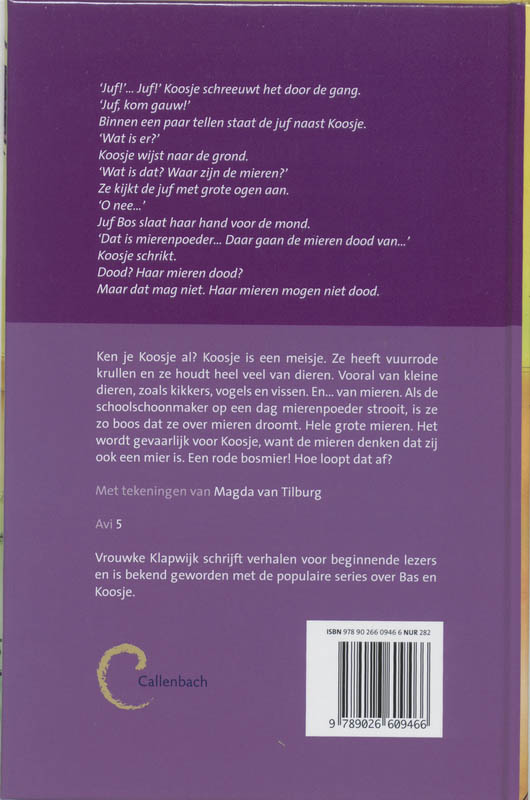 Achterkant van Koosje