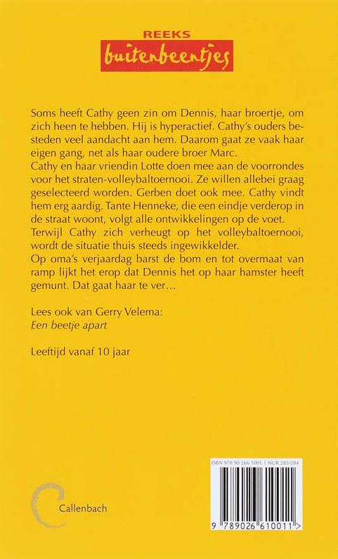 Achterkant van Applaus voor mijn broertje