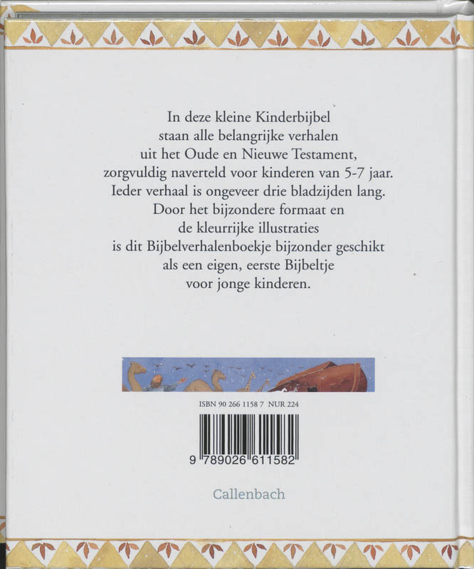 Achterkant van Mijn Bijbelverhalenboekje