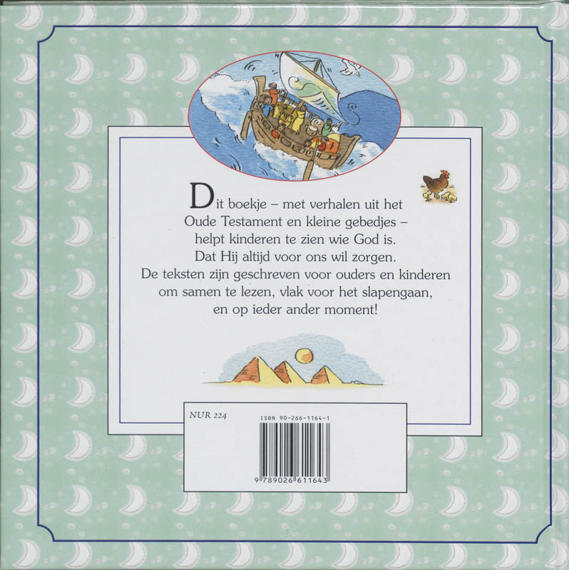 Achterkant van Bijbelverhalen uit het Oude Testament