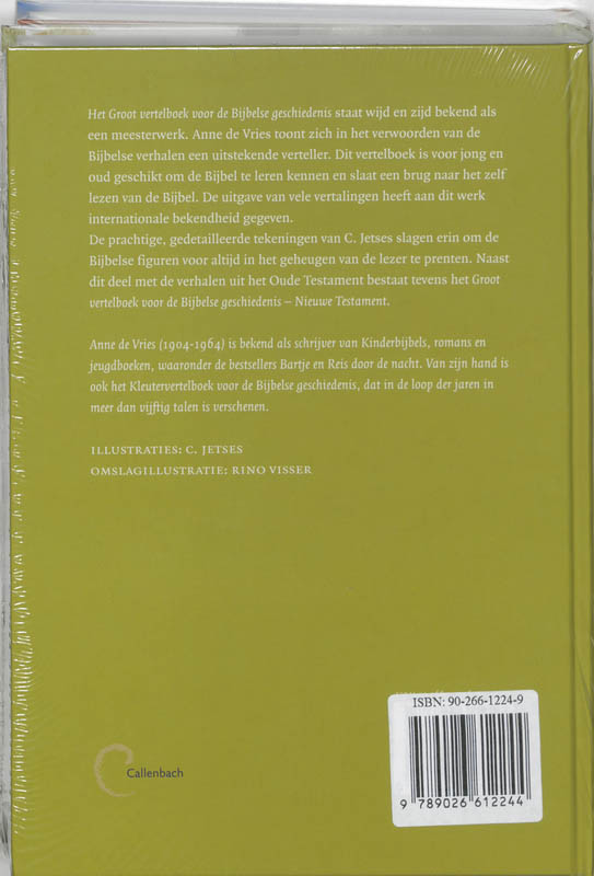 Achterkant van Oude en Nieuwe Testament