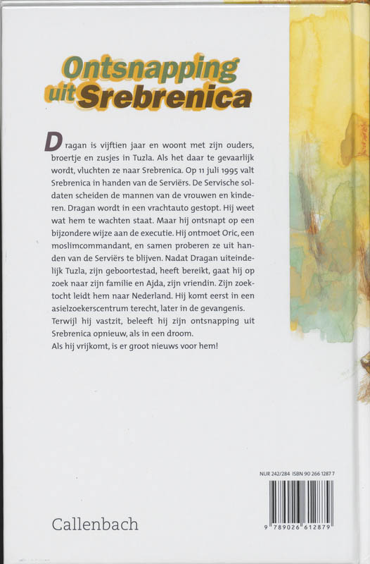 Achterkant van Ontsnapping uit Srebrenica