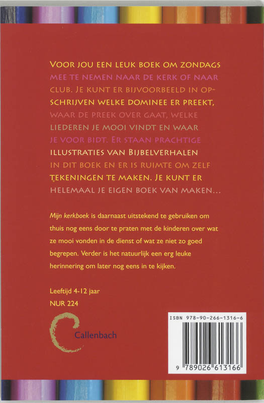 Achterkant van Mijn Kerkboek