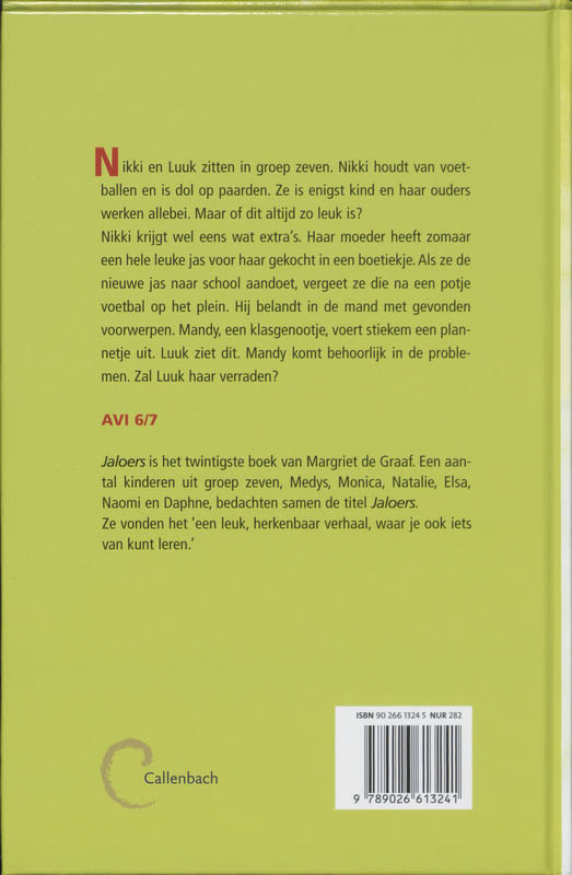 Achterkant van Jaloers