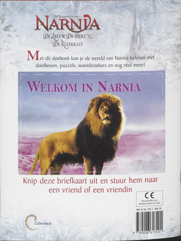 Achterkant van Doeboek met gelpen