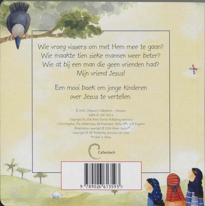 Achterkant van Vrienden van Jezus