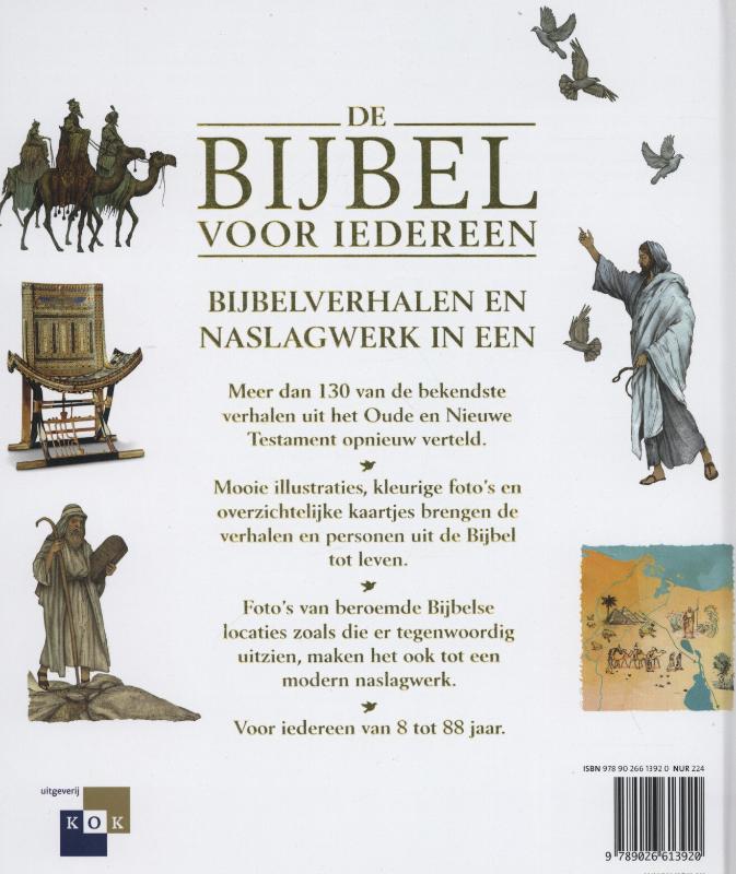 Achterkant van De Bijbel voor iedereen