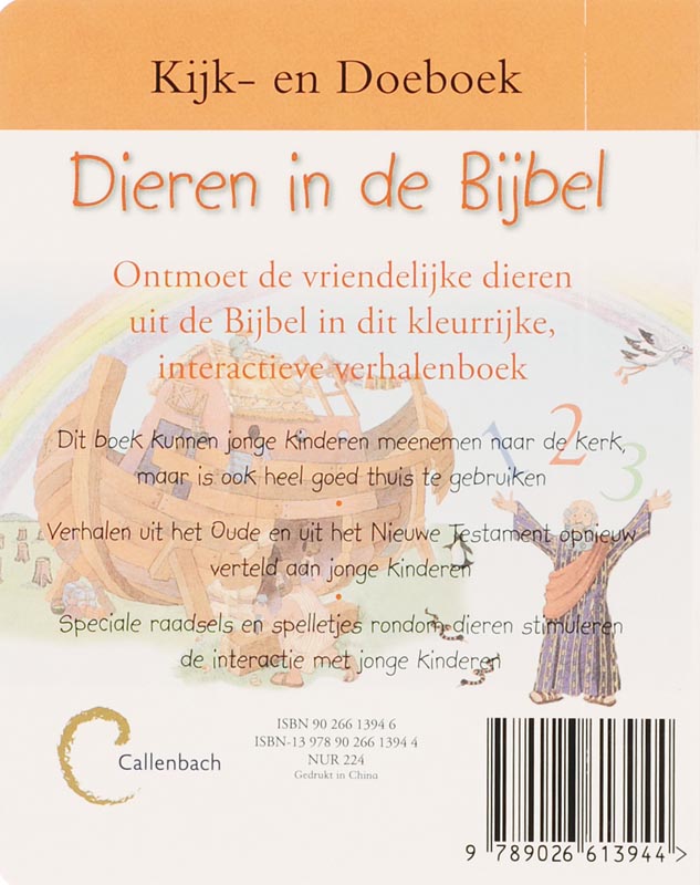 Achterkant van Dieren in de bijbel