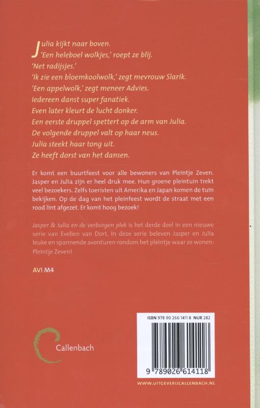 Achterkant van Jasper en Julia en de verborgen plek