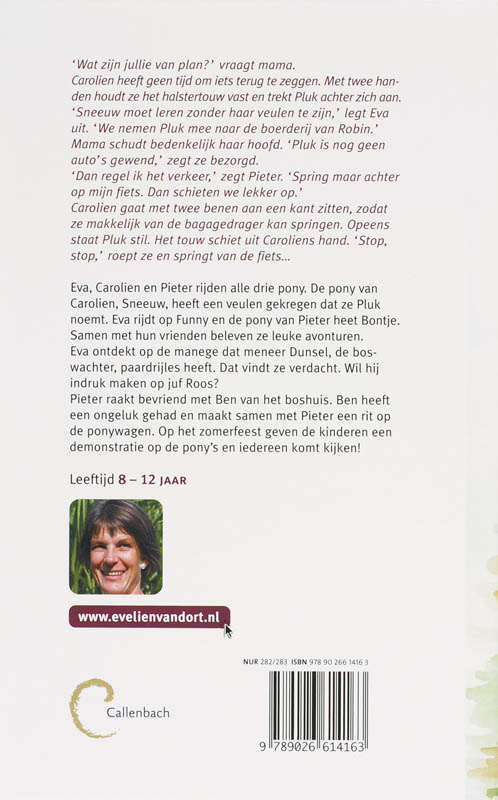 Achterkant van Funny viert feest