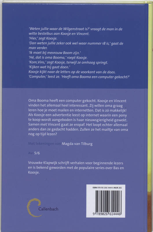 Achterkant van Koosje mist de mail