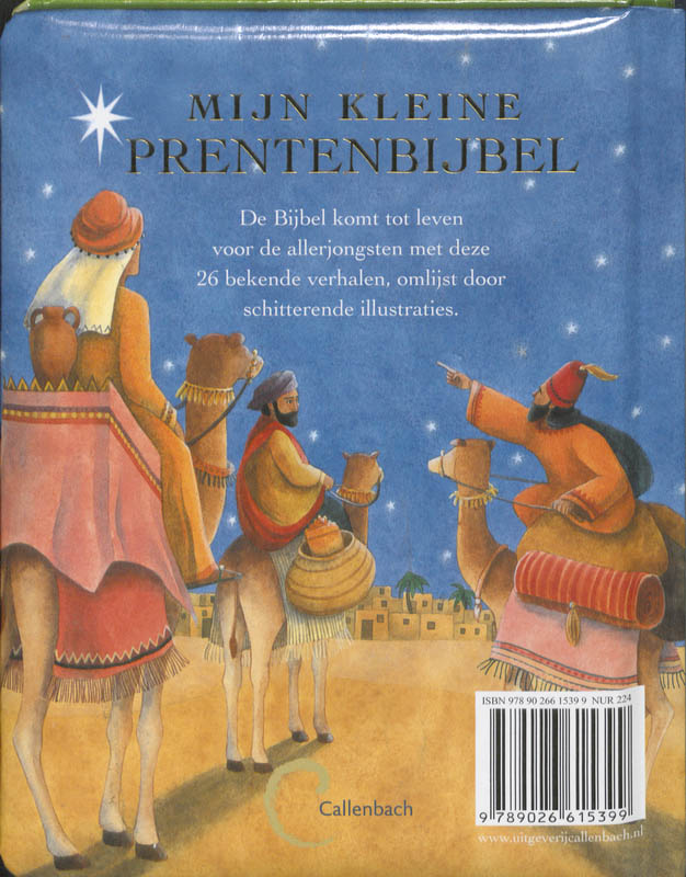 Achterkant van Mijn kleine prentenbijbel