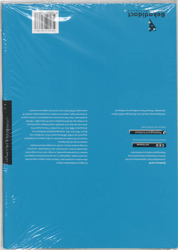 Achterkant van Werkboek Niveau 1