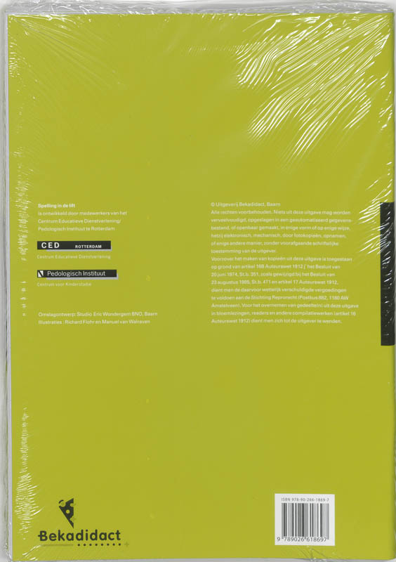 Achterkant van Werkboek niveau 3