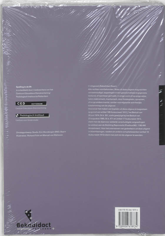 Achterkant van Werkboek niveau 6