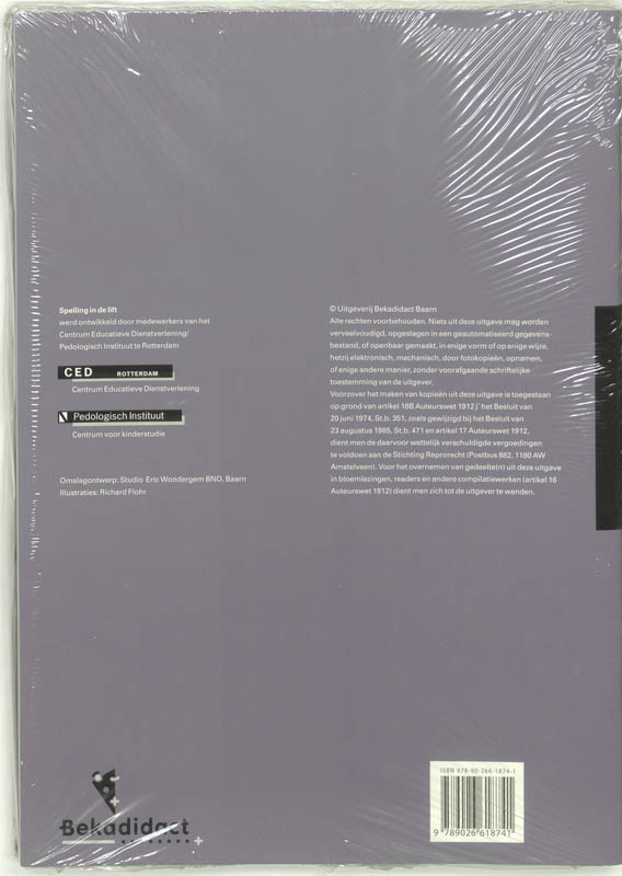 Achterkant van Werkboek niveau 6