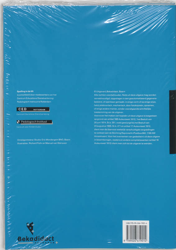 Achterkant van Werkboek niveau 1