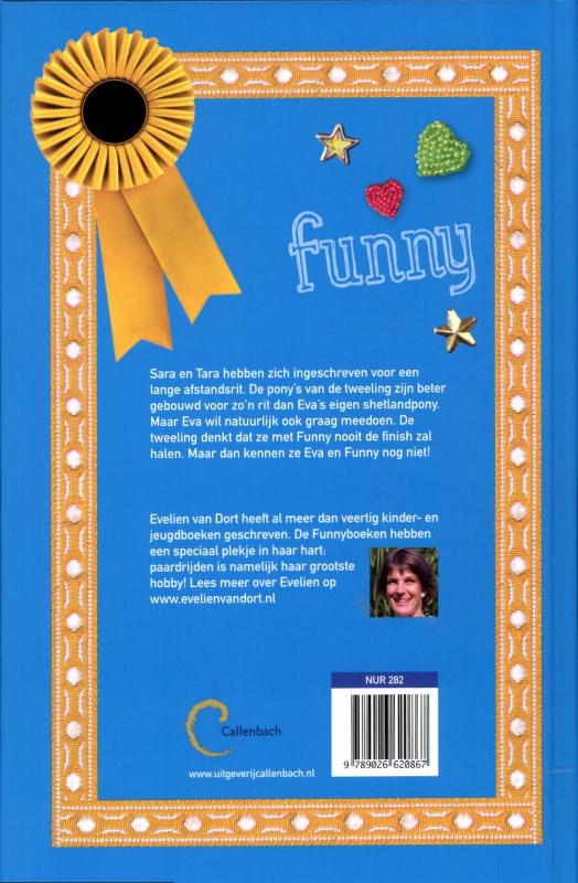 Achterkant van Funny, mijn held