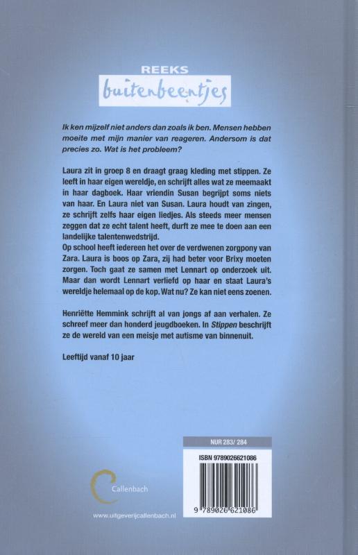 Achterkant van Stippen