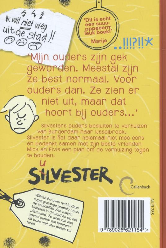 Achterkant van Silvester en de bizarre verhuizing