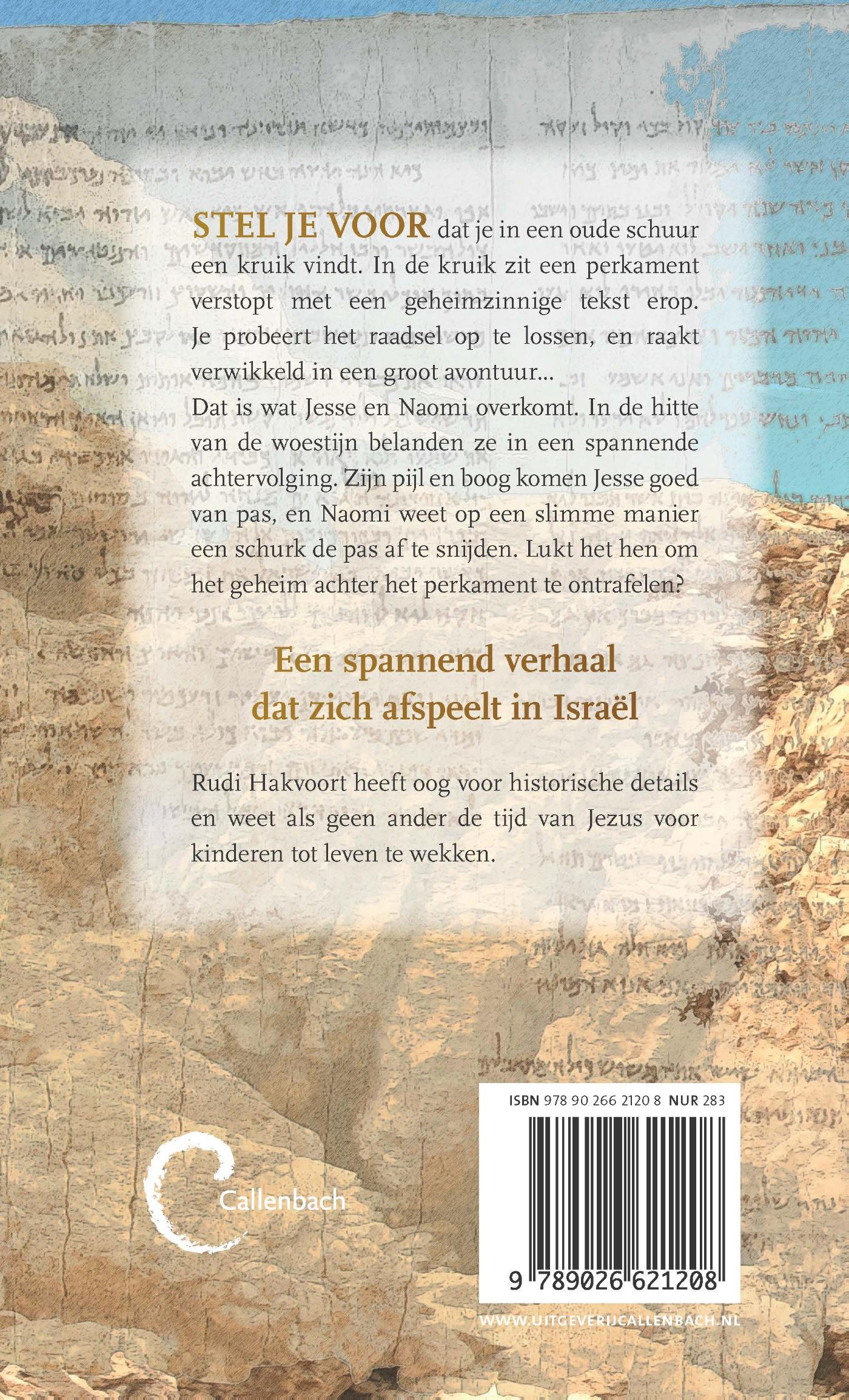 Achterkant van Het geheimzinnige perkament