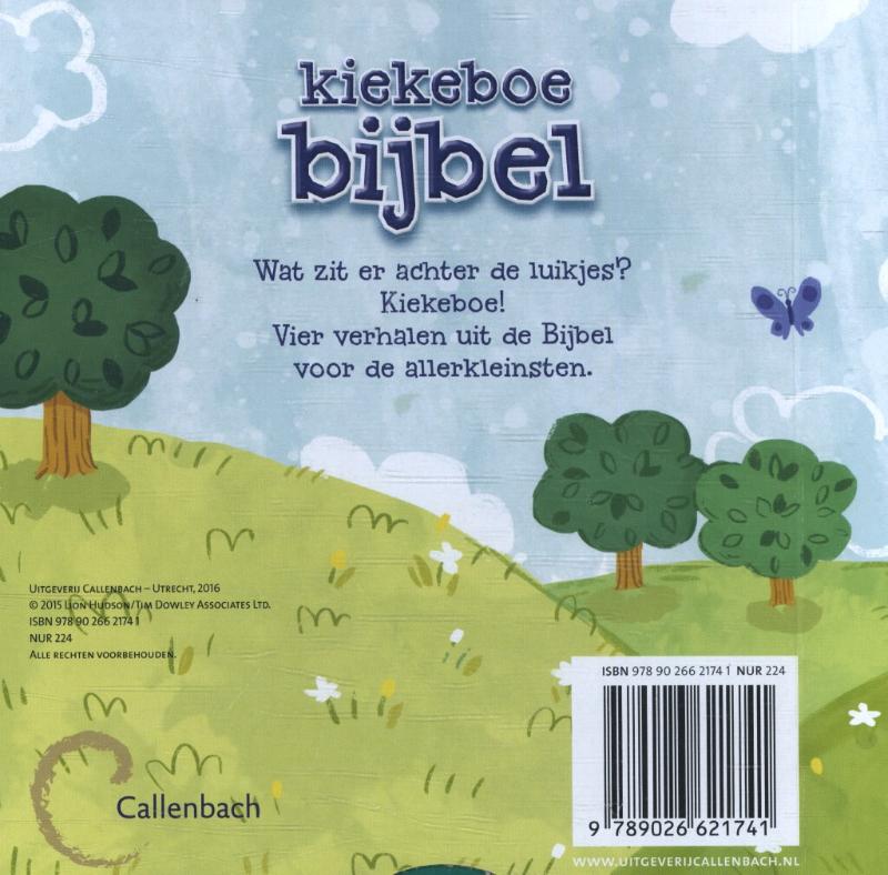 Achterkant van Kiekeboebijbel