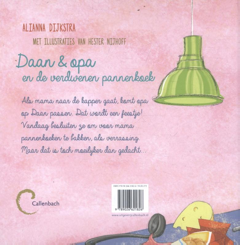 Achterkant van Daan & opa en de verdwenen pannenkoek