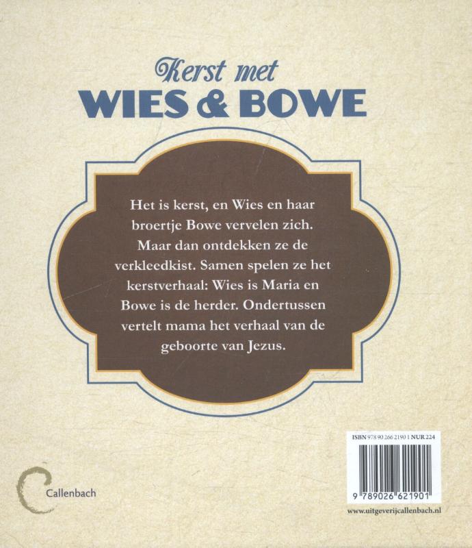 Achterkant van Kerst met Wies en Bowe