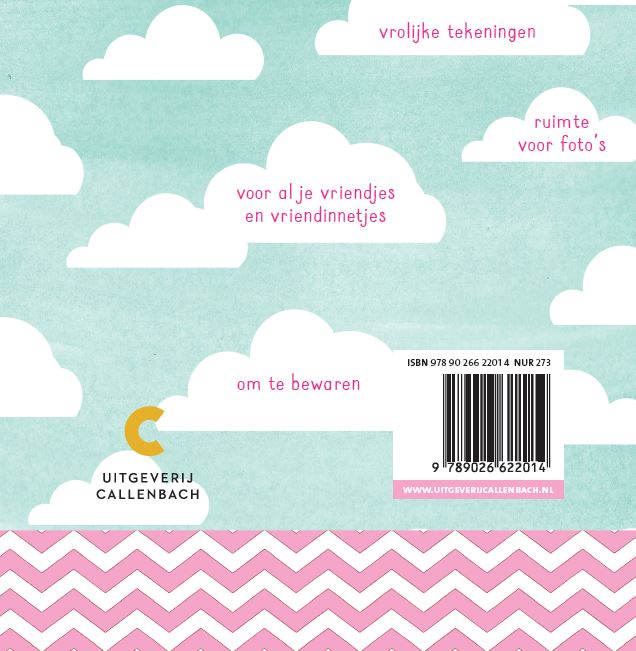 Achterkant van Mijn gezellige vriendenboek