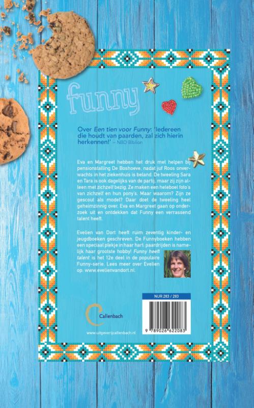 Achterkant van Funny heeft talent