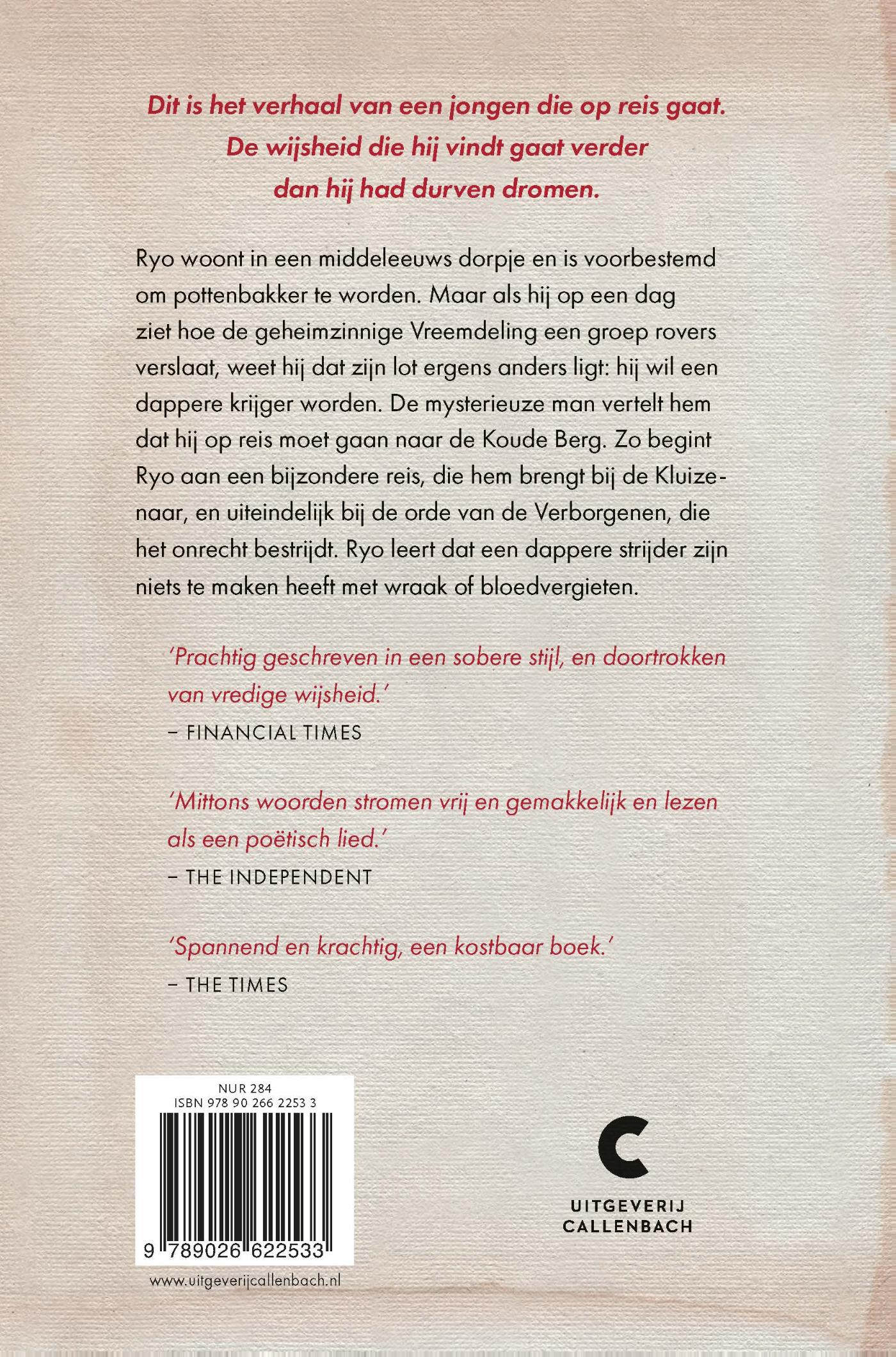 Achterkant van De zoon van de pottenbakker